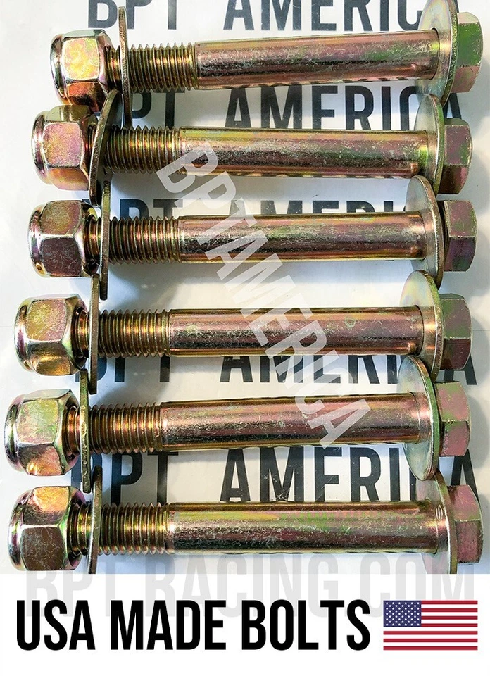 6x 1982 2004 Chevy S10 GMC Sonoma S15 Rear Leaf Spring Bolt Kit Gr8 USA Made - Image 1 of 4