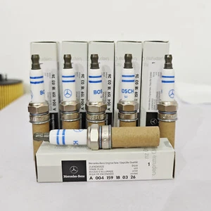 6PCS Bosch Spark Plugs YR7MPP33 For Mercedes Benz C230 C250 C300 CL550 E350 US - Picture 1 of 4
