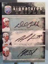 2007-08 Upper Deck Be a Player Signatures Triple Neil-Peters-Carcillo 11/25