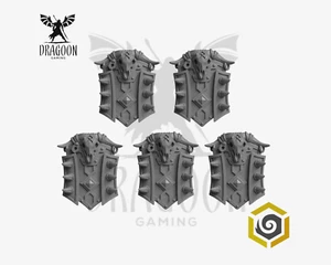 Escudos Primal Hounds. Brocas de conversión para caballeros espaciales y marines de ciencia ficción - Imagen 1 de 2