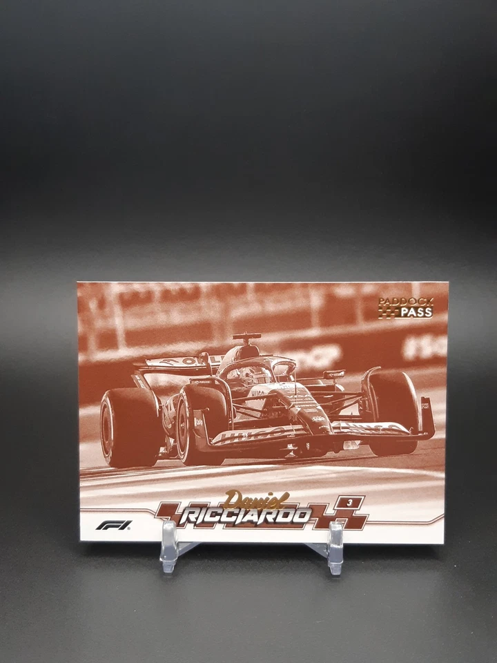 Daniel Ricciardo - Car 2024 Topps Paddock Pass Formula 1 #48 Sepia - Image 1 of 2