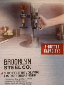 Schnapsspender 3 Flaschen drehbar von Brooklyn Steel Co. - Bild 1 von 1