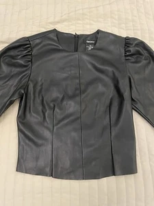 Kunstleder DKNY Top Größe XS - Bild 1 von 7
