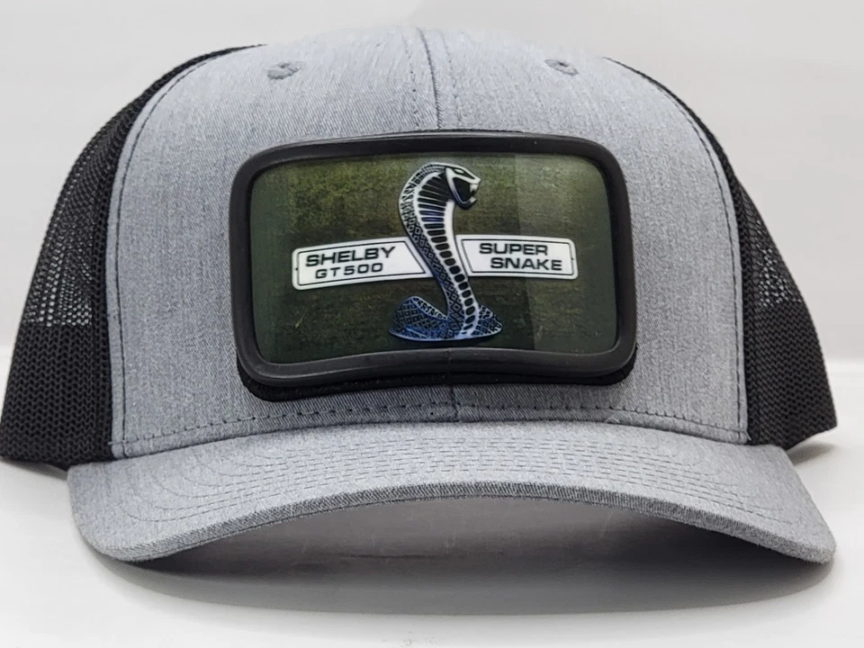 Chapéu Ford Shelby Gt500 Super Snake, Patch de Metal Removível, Snapback - Imagem 1 de 1