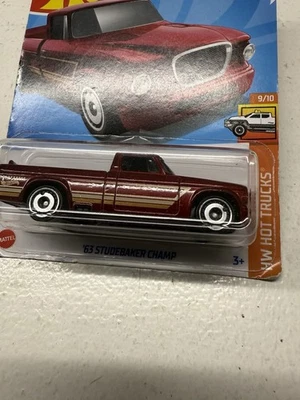 Hot Wheels 63 Studebaker Champ 2022 155/250 HW Hot Trucks 9/10 Foto 1 de 4