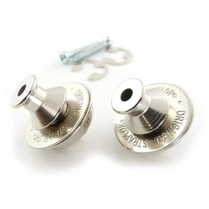 Dunlop Nickel Set Dual Design Straplock Set attacco tracolla a chitarra o basso - Foto 1 di 1