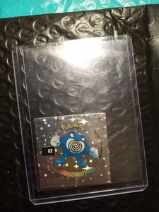 2023 TAZO POKEMON SLAMMER Sticker #062 POLIWRATH Kanto PERU Edition FOIL - Picture 1 of 5