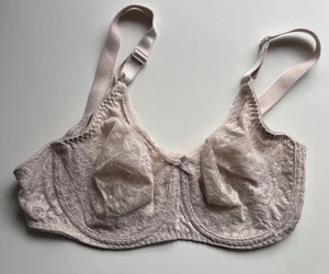 Bali 3432 Bügel-BH rosa Spitze N glatt bequem U Rücken Vollfigur 36D - Bild 1 von 4
