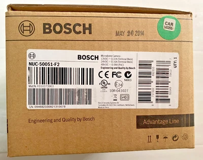 Bosch NUC-50051-F2 5MP 2.5mm F2.8 IP Dome Camera New In Box - Image 1 of 3