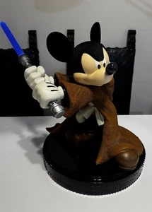 Jedi Mickey Mouse Disney Big Fig Statue Brand New Boxed 381/600 Rare - Picture 1 of 15