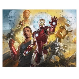 Iron Man Jigsaw Puzzle 70 Pieces Gift for Kids Easy To Assemble - Picture 1 of 6