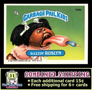 1986 Topps Garbage Pail Kids Serie 5 #194b Razzin' Roslyn - Bild 1 von 2