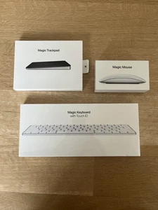 Apple Magic Mouse, Magic Trackpad, and Magic Keyboard [UNOPENED, PACKAGE DEAL] - Picture 1 of 13