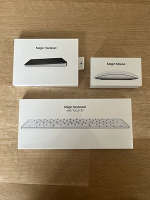 Apple Magic Mouse, Magic Trackpad, and Magic Keyboard [UNOPENED, PACKAGE DEAL] - Image 1 of 4
