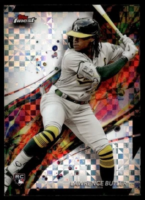 2024 Finest Checkerboard Refractors Lawrence Butler RC Oakland Athletics #86 - Image 1 of 2