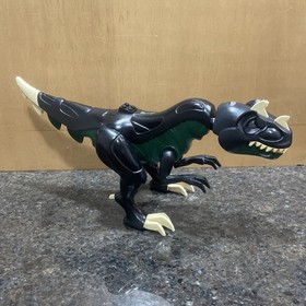 LEGO Dino Attack 2010 T-Rex Transport 7477 7476 Black & Green Eyes Light Up Red