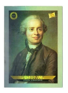 2024 Pieces of the Past 1700's Edition Jean Le Rond D'Alembert Base Card #B-212 - Picture 1 of 1