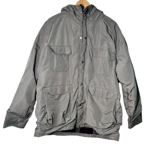 Vintage LL Bean grau Baxter State Parka Jacke Wolldecke gefüttert USA Herren XL - Bild 1 von 4