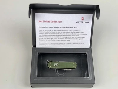 Navaja suiza Victorinox CLASSIC Alox verde oliva 2017 edición limitada nueva en caja Foto 1 de 4
