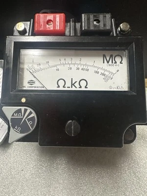 MEDIDOR MEGOHM AEMC, ¡manivela! Foto 1 de 4