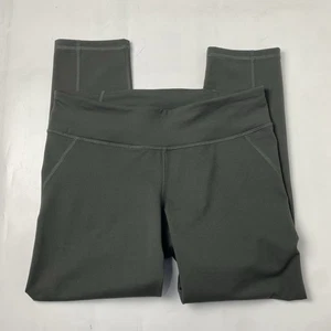Under Armour Gray Leggings Women's Capri Crop Fitted Mid Rise Heat Gear Size M - Picture 1 of 17