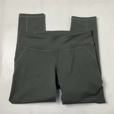 Under Armour Gray Leggings Women's Capri Crop Fitted Mid Rise Heat Gear Size M - Image 1 of 4