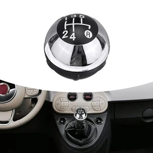 Chrome Gear Knob Car Interior Upgrade Chrome Black Finish High-quality Material - Picture 1 of 12