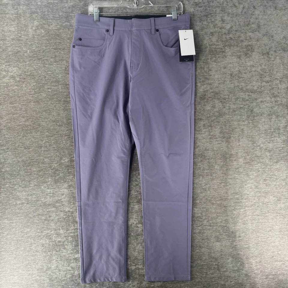 Nike Golf Pants Tour 5 Pocket Repel SlimFit Lavender FD5615-509 Mens 32x32