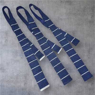 J. Crew Ludlow 男式羊毛条纹领结 (3) 全新带标签 — 第 1/4 张图片