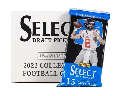2022 Panini Select Draft Picks Football Jumbo Value 12-Pack Box - Image 1 of 2