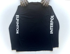 Camisa Interpol Manga Larga Negra Camisa Interpol Talla XL Camisa Interpol El Pintor - Imagen 1 de 12