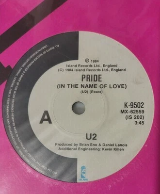 U2- Pride (In The Name Of Love) Vinyl 7" Single RARE!! - Image 1 of 4
