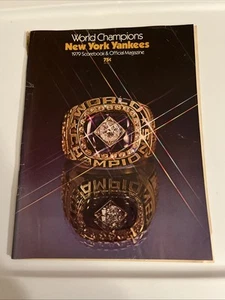 1979 New York Yankees Scorebook Official Magazine Program - Picture 1 of 1
