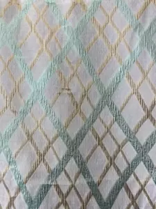 Tessuto multiuso leggero diamante jacquard blu/oro da cantiere - Foto 1 di 1