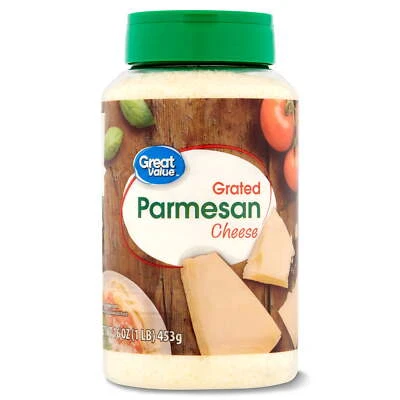Grated Parmesan Cheese, 16 oz Bottle - Image 1 of 4