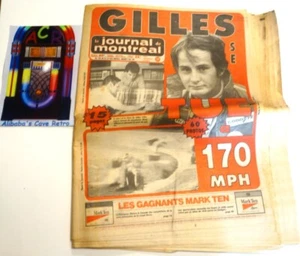 Journal de Montréal 10 May 1982 Death/mort de Gilles Villeneuve - Ferrari- - Picture 1 of 4