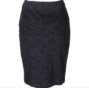 Alfani Gemstone Foil Lace Black Skirt 8 - Picture 1 of 8
