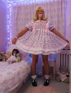 XL Sissy/Adult Baby Cotton  Dress set From Nanny Sue