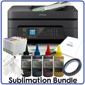 Sublimation Bundle: Epson WF-2930 All-in-1 + non-oem Ink, ARC Cartridges & Paper - Picture 1 of 10