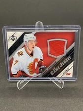 2005-06 UPPER DECK HOCKEY GAME JERSEY CHUCK KOBASEW #J-CK FLAMES