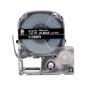 Cinta K-Sun 212WB blanca sobre negra PX 1/2" KSun Epson 212WBPX - Imagen 1 de 1