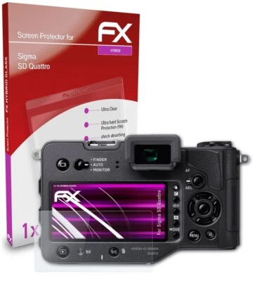 atFoliX Verre film protecteur pour Sigma SD Quattro 9H Hybride-Verre