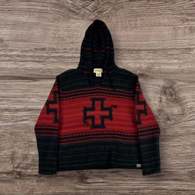 Ralph Lauren Denim & Supply Hoodie Southwestern Aztec Indian Chief Cross Knit XL - Image 1 of 3