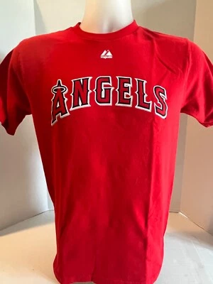 Camiseta Los Angeles Angels Albert Pujols Majestic tamanho juvenil grande - Imagem 1 de 4