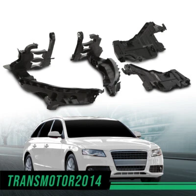 Soporte de montaje de faros 4 piezas placa base apto para Audi A4 B8 S4 2008-2012 Foto 1 de 4