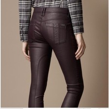 BURBERRY BRIT Purple Pilton Skinny Ankle Jeans Size 31