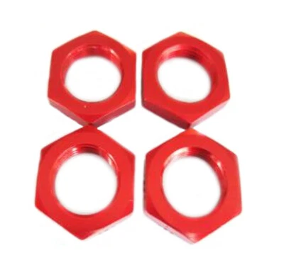 1/8 Rc Car M17 17mm Wheel Nut Aluminu Alloy x4 Fine 12mm Metric Thread 1mm 1.0mm - Image 1 of 4