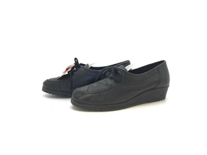 Jenny by Ara Damen Halbschuhe Schnürer Mokassin Schwarz Gr. 38 (UK 5) - Bild 1 von 8
