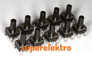 10x Mikrotaster, 6x6x10mm - Bild 1 von 12