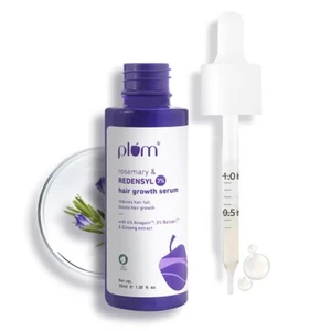 Plum Hair Growth Serum Rosemary,3% Redensyl,4% Anagain,3% Baicapil,Ginseng 30ML - Picture 1 of 10